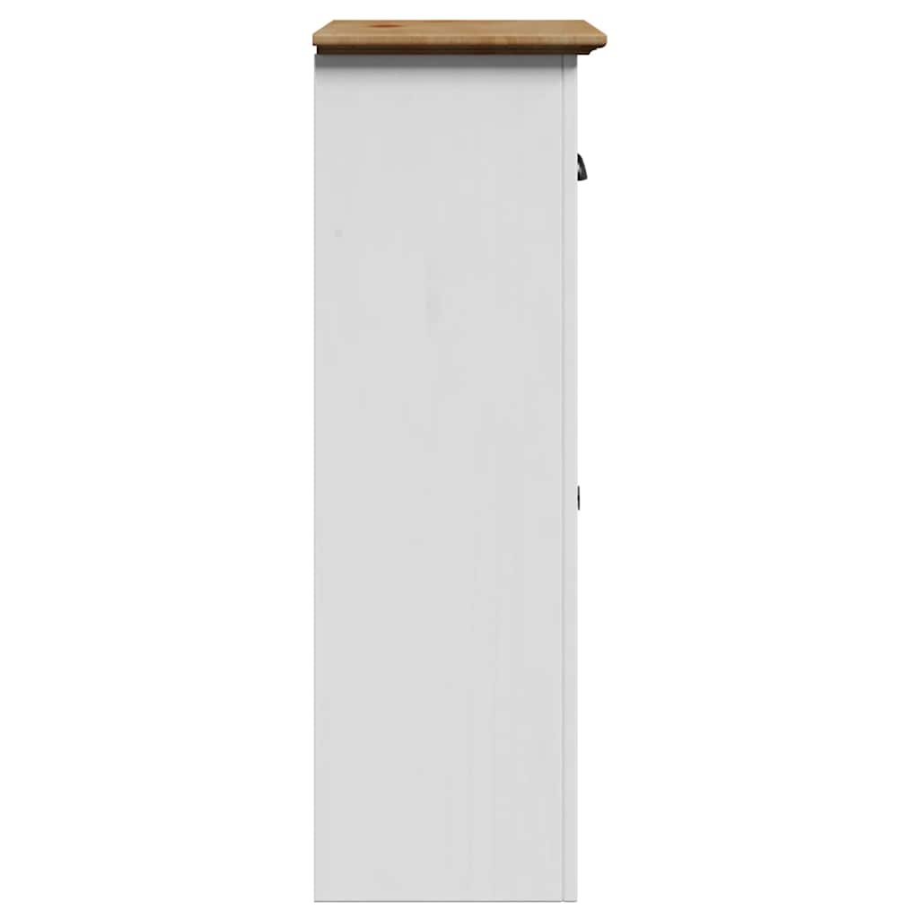 Mobile da Bagno BODO Bianco e Marrone 44x30x90 cm | homemem39