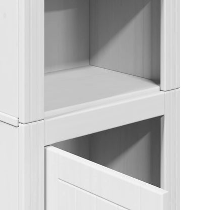 Mobile da Bagno BODO Bianco e Marrone 44x30x160 cm | homemem39