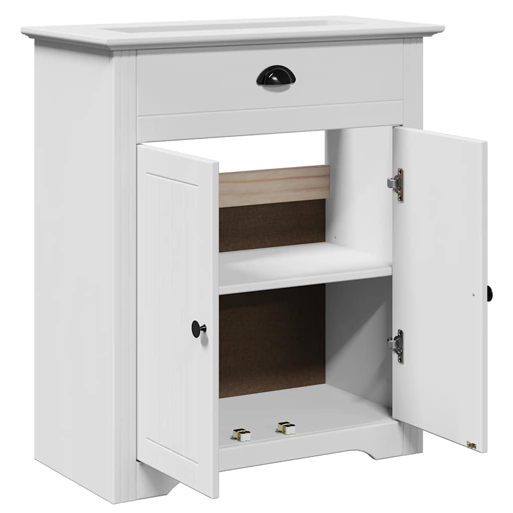Mobile Lavabo da Bagno BODO Bianco 70x35x80 cm | homemem39