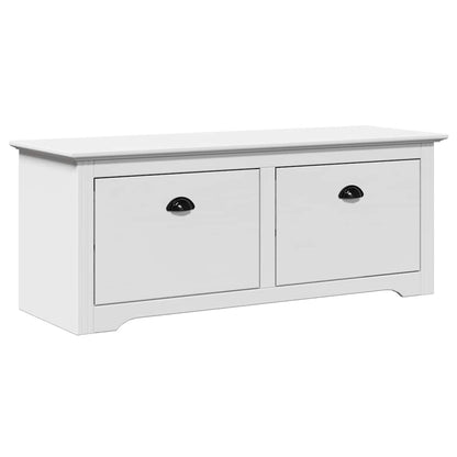 Panca da Ingresso BODO Bianca 114x40x45 cm | homemem39