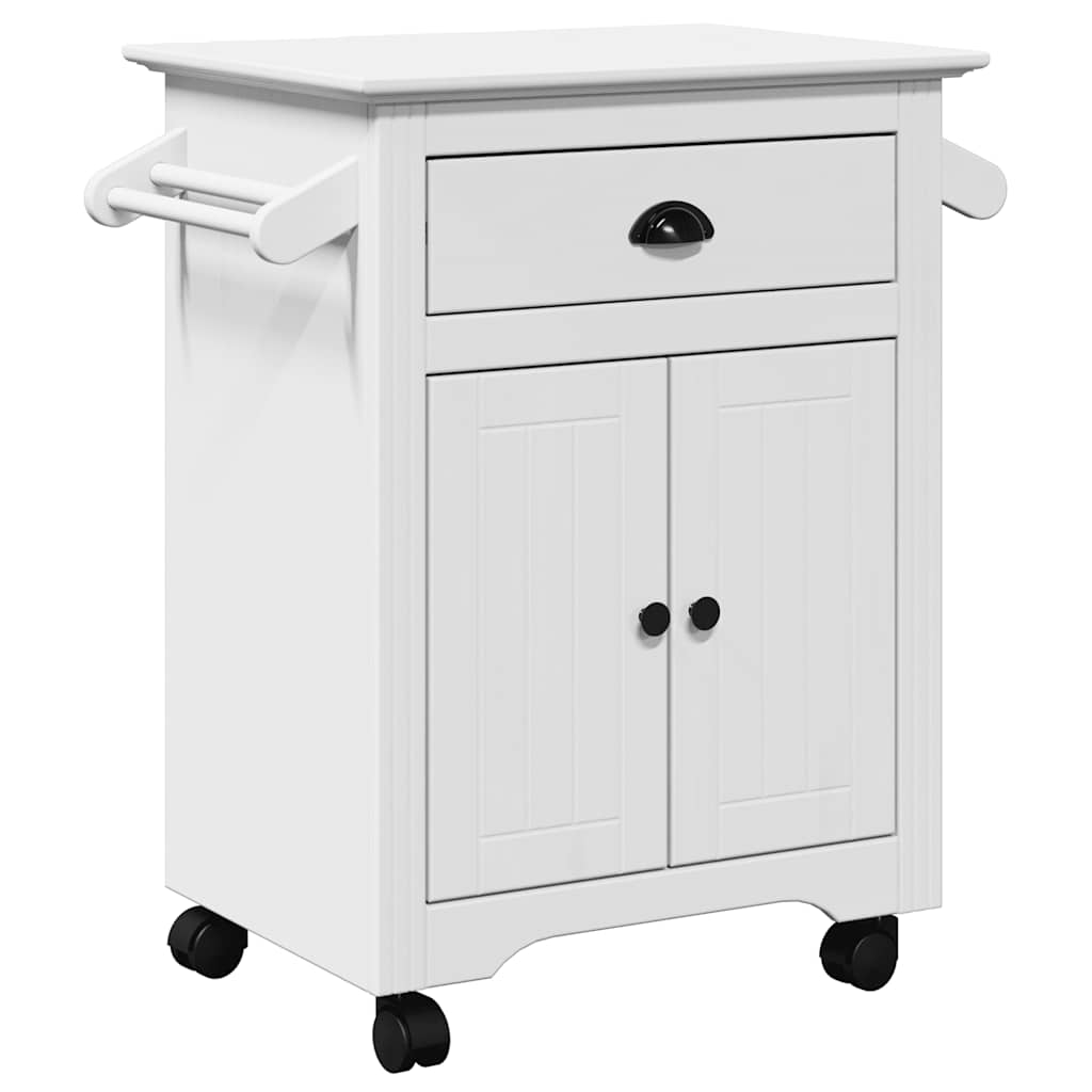 Carrello da Cucina BODO Bianco 72x45x80 cm - homemem39
