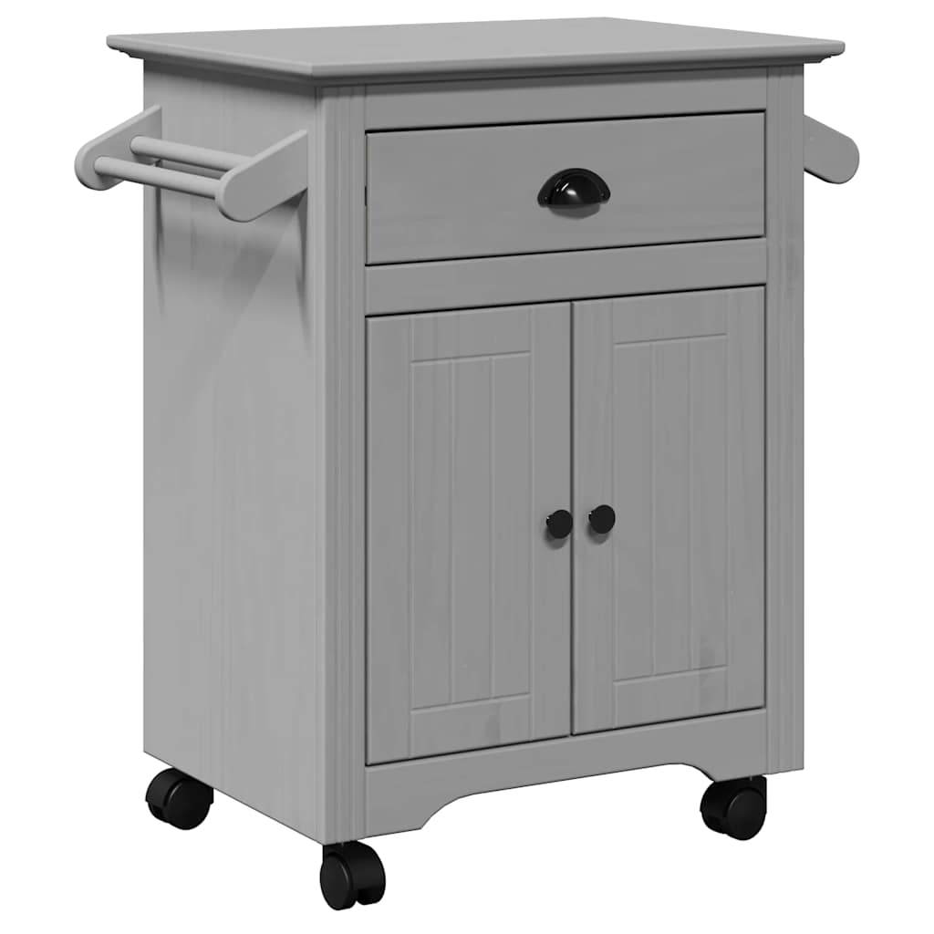 Carrello da Cucina BODO Grigio 72x45x80 cm - homemem39