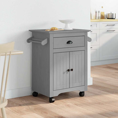 Carrello da Cucina BODO Grigio 72x45x80 cm - homemem39