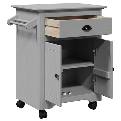Carrello da Cucina BODO Grigio 72x45x80 cm - homemem39