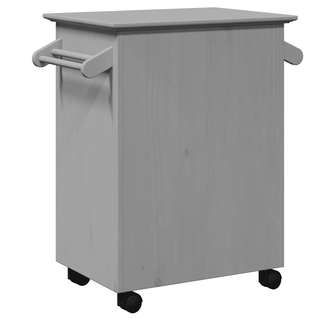 Carrello da Cucina BODO Grigio 72x45x80 cm - homemem39