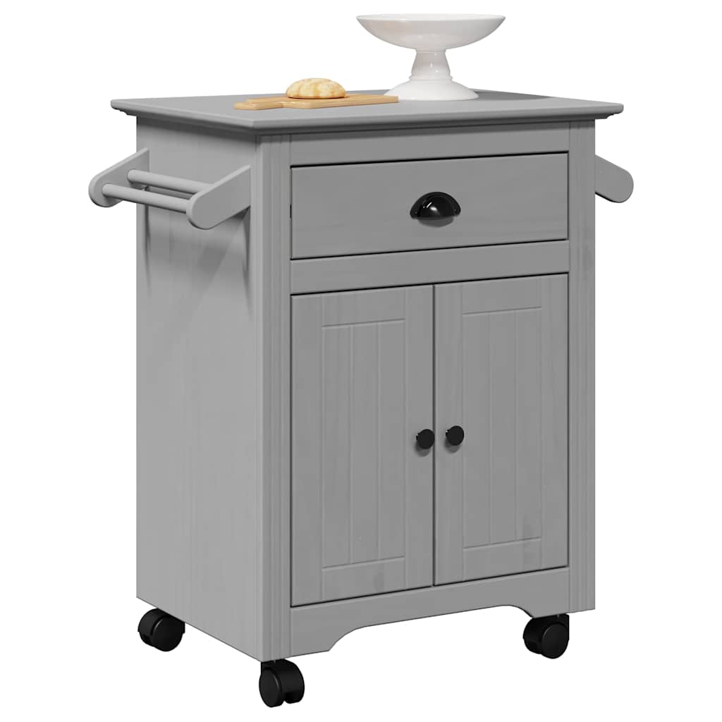 Carrello da Cucina BODO Grigio 72x45x80 cm - homemem39