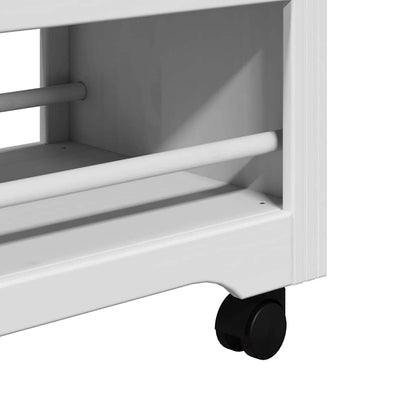 Carrello da Cucina BODO Bianco 67,5x45x80 cm - homemem39