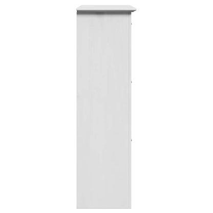 Scarpiera BODO Bianca 80x35x118 cm - homemem39