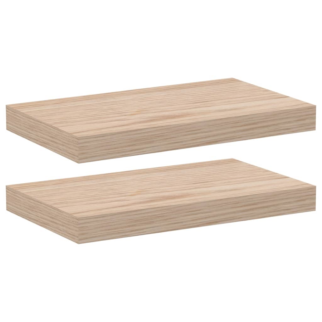 Mensole Pensili 2 pz 40x23,5x4 cm in Truciolato | homemem39