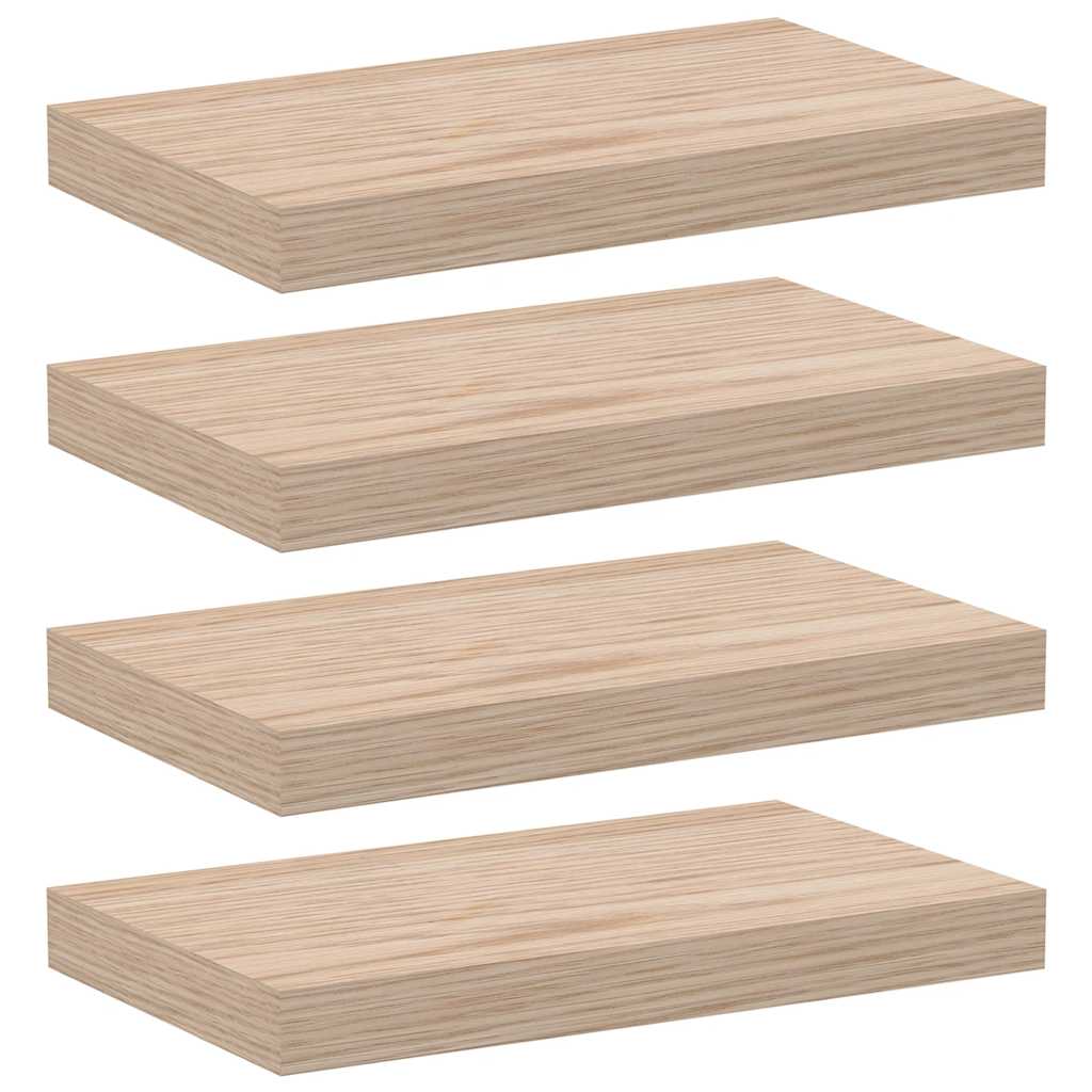 Mensole Pensili 4 pz 40x23,5x4 cm in Truciolato | homemem39