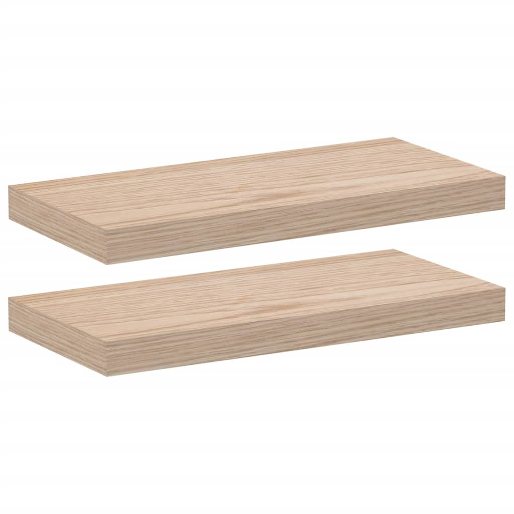 Mensole Pensili 2 pz 50x23,5x4 cm in Truciolato | homemem39