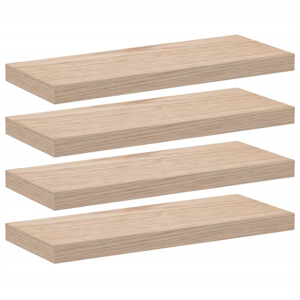 Mensole Pensili 4 pz 60x23,5x4 cm in Truciolato | homemem39