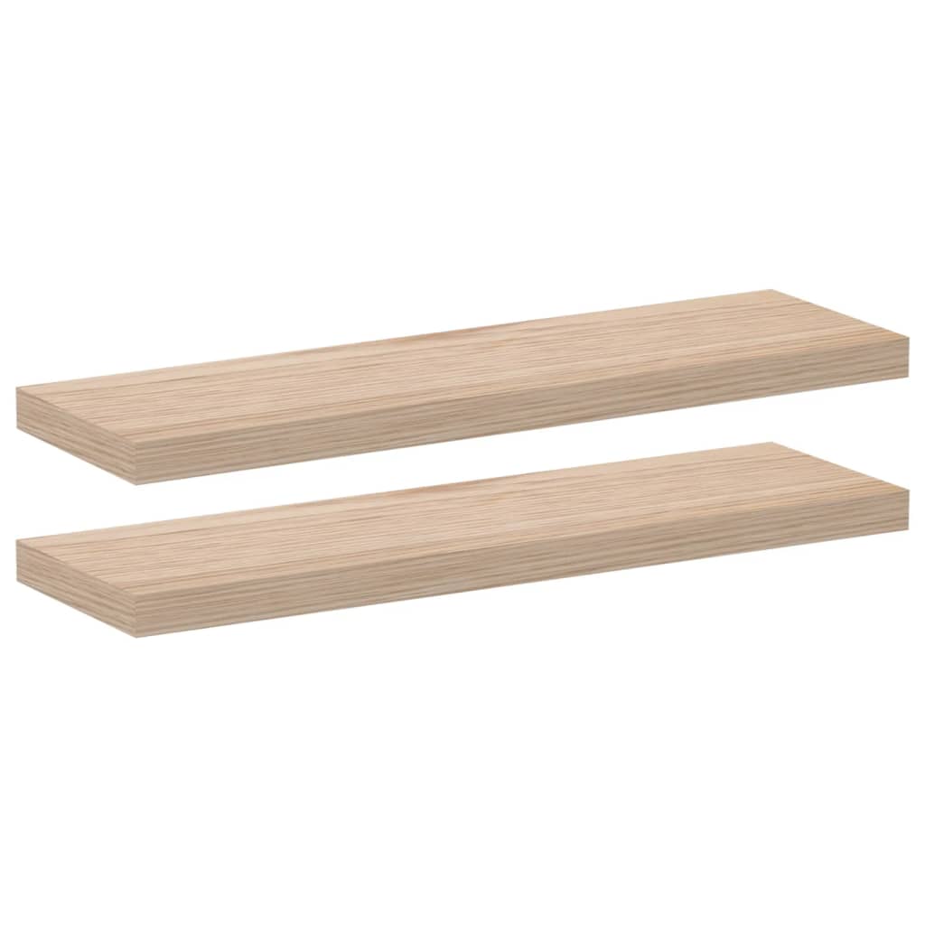 Mensole Pensili 2 pz 80x23,5x4 cm in Truciolato | homemem39