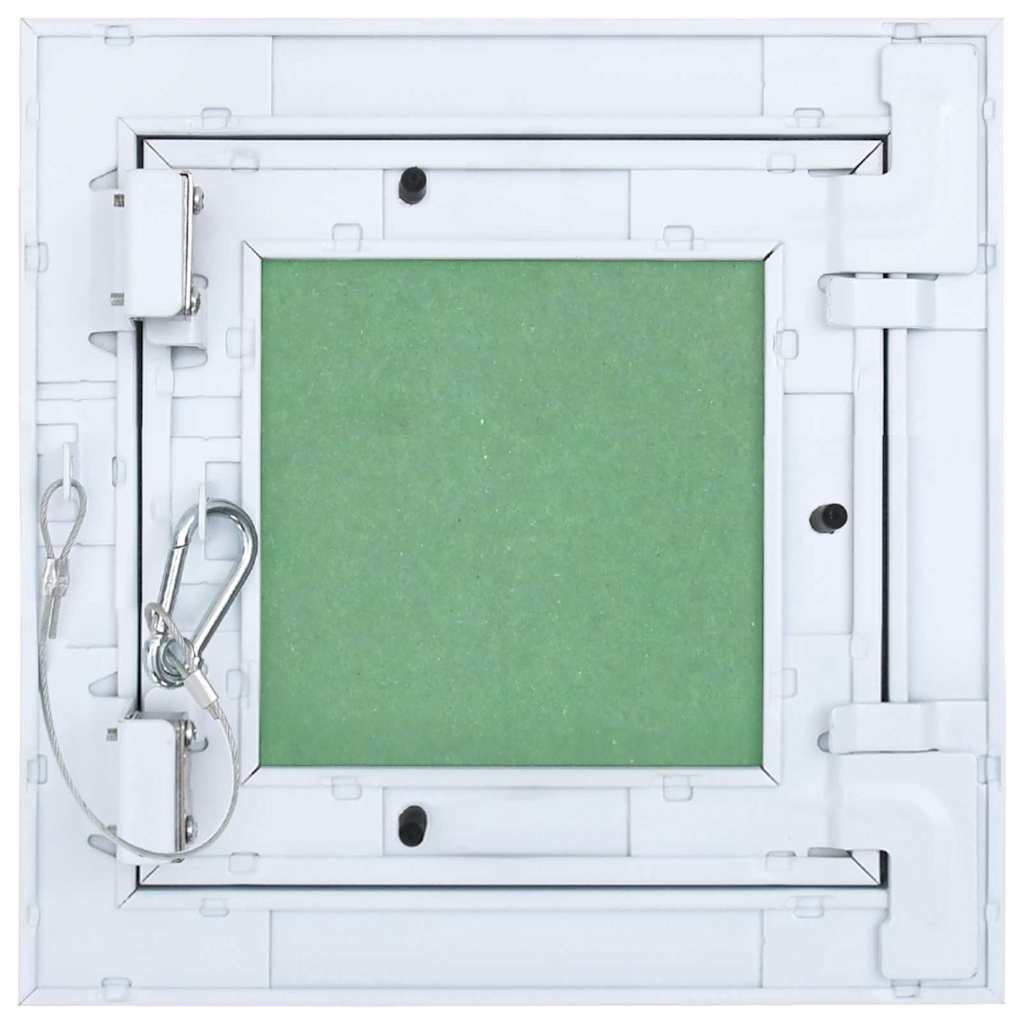 Pannello di Accesso Verde e Argento 20 x 20 cm