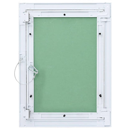 Pannello di Accesso Verde e Argento 35 x 45 cm