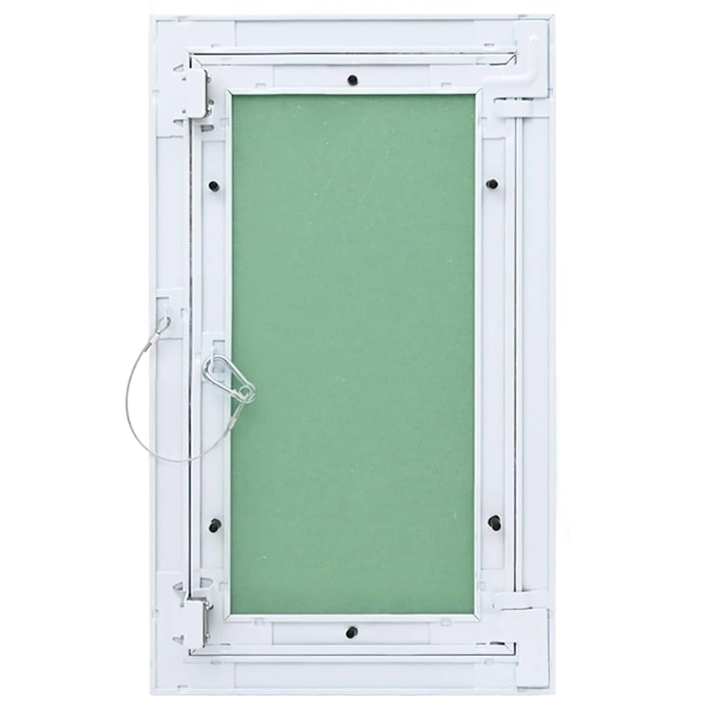 Pannello di Accesso Verde e Argento 35 x 55 cm