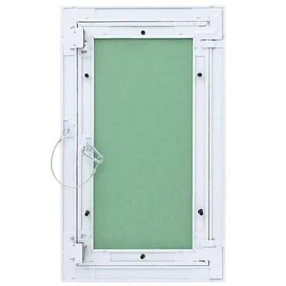 Pannello di Accesso Verde e Argento 35 x 55 cm