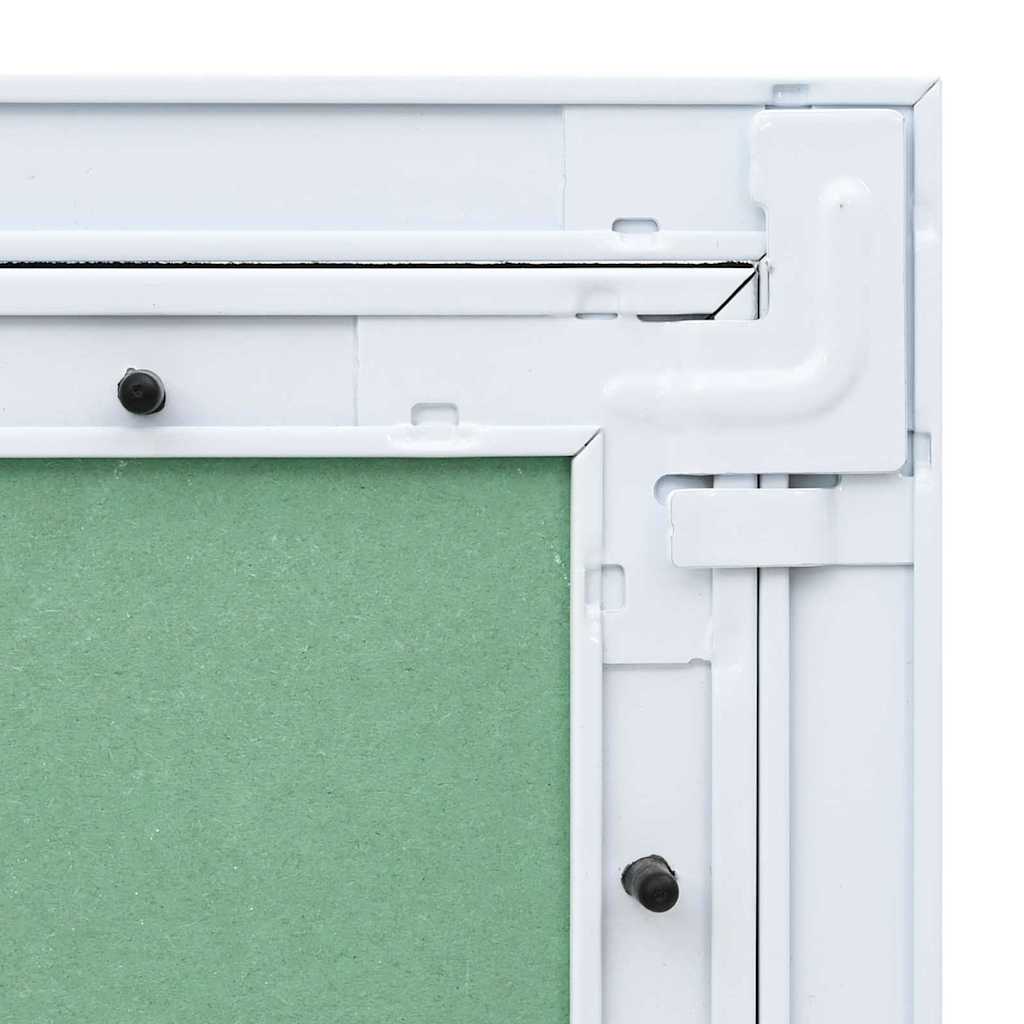 Pannello di Accesso Verde e Argento 55 x 65 cm