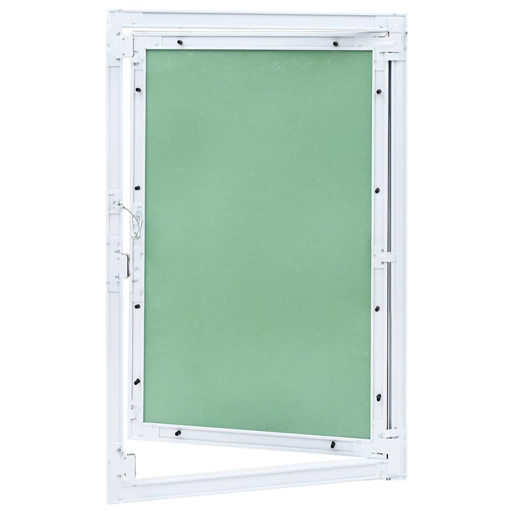 Pannello di Accesso Verde e Argento 55 x 75 cm