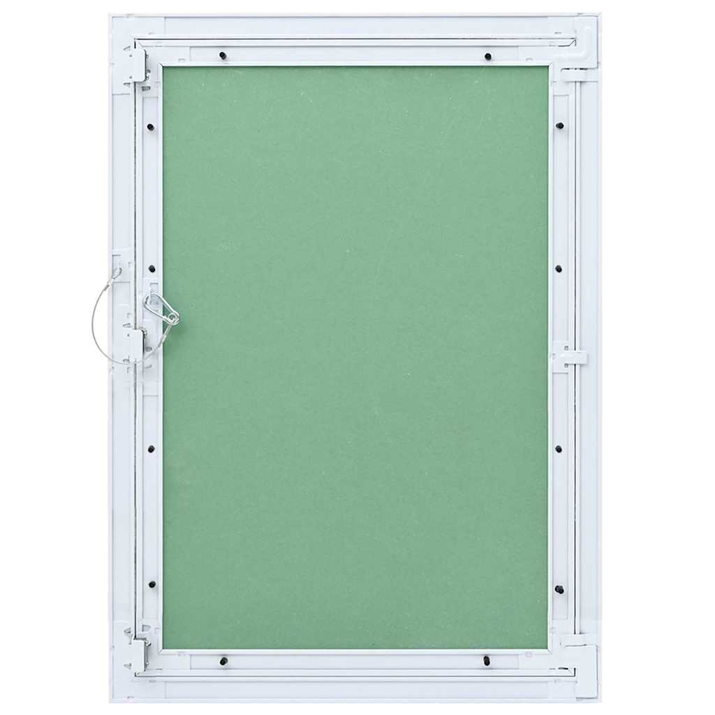 Pannello di Accesso Verde e Argento 55 x 75 cm