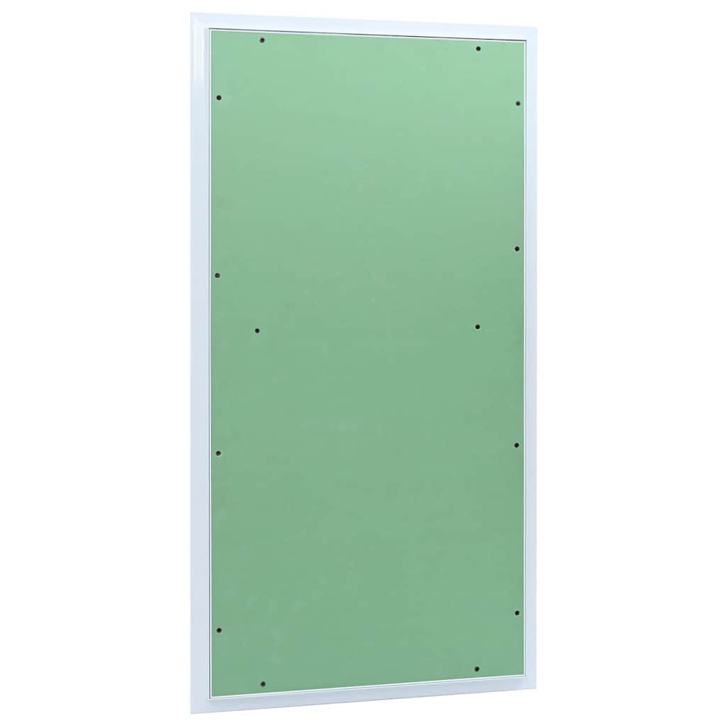 Pannello di Accesso Verde e Argento 55 x 105 cm