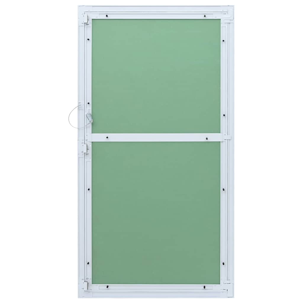 Pannello di Accesso Verde e Argento 55 x 105 cm