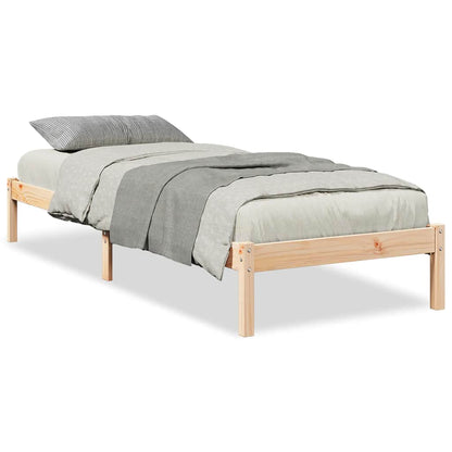 Letto Extra Lungo senza Materasso in Legno di Pino