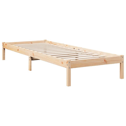 Letto Extra Lungo senza Materasso in Legno di Pino
