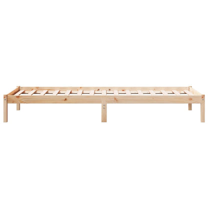 Letto Extra Lungo senza Materasso 180x200 cm in Legno di Pino | homemem39