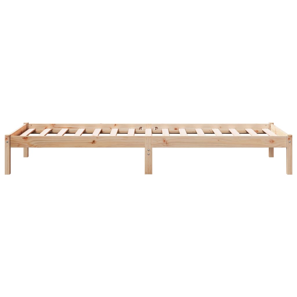 Letto Extra Lungo senza Materasso 90x210 cm in Legno di Pino - homemem39