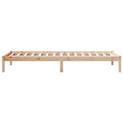 Letto Extra Lungo senza Materasso 90x210 cm in Legno di Pino - homemem39