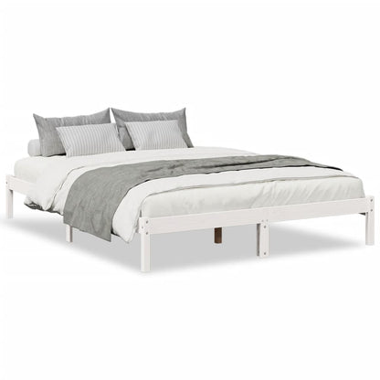 Letto Extra Lungo senza Materasso 160x210 cm in Legno di Pino - homemem39