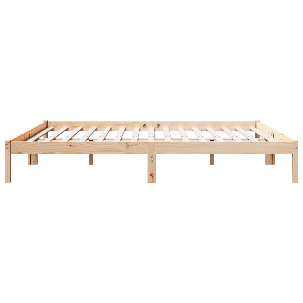 Letto Extra Lungo senza Materasso 180x210 cm in Legno di Pino | homemem39