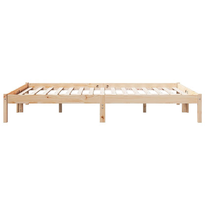 Letto Extra Lungo senza Materasso 160x220 cm in Legno di Pino | homemem39