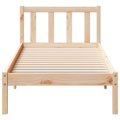 Letto Extra Lungo senza Materasso 180x200 cm in Legno di Pino | homemem39