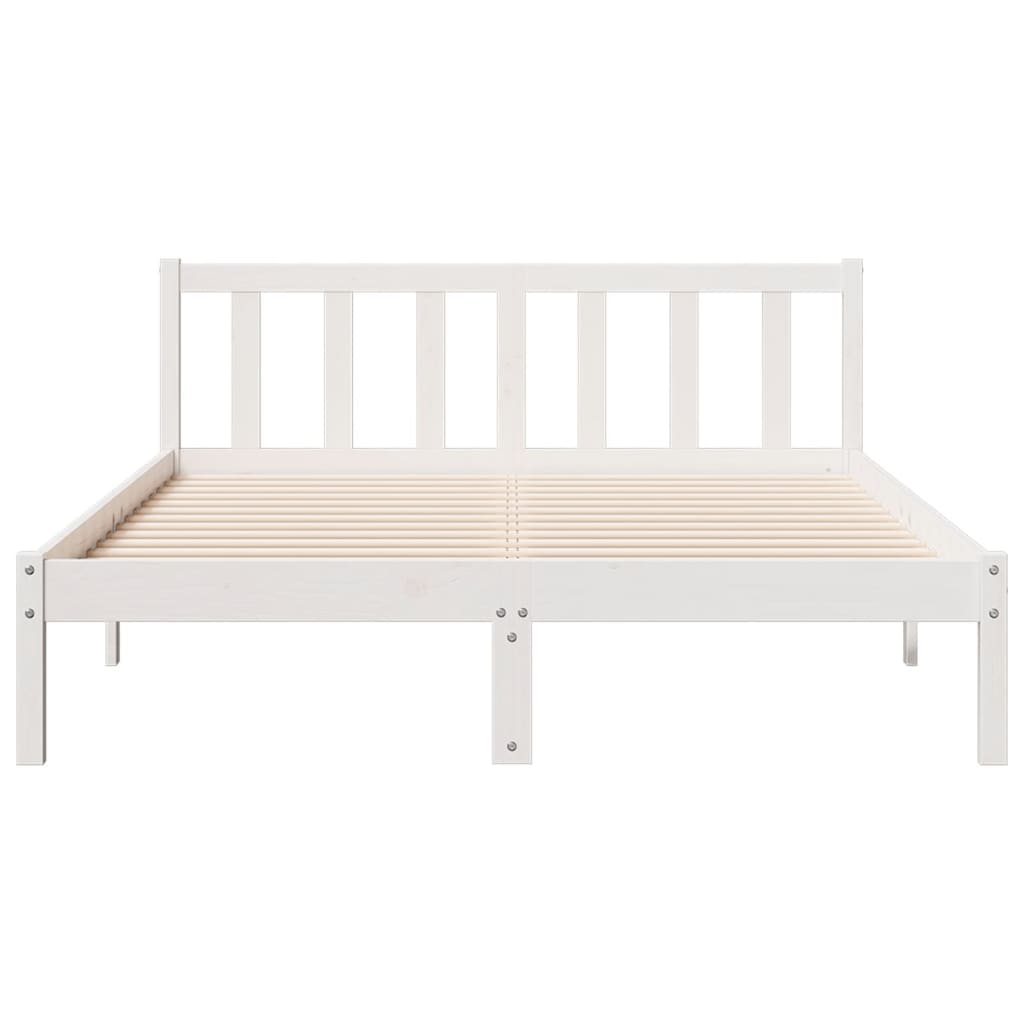 Letto Extra Lungo senza Materasso 160x210 cm in Legno di Pino | homemem39