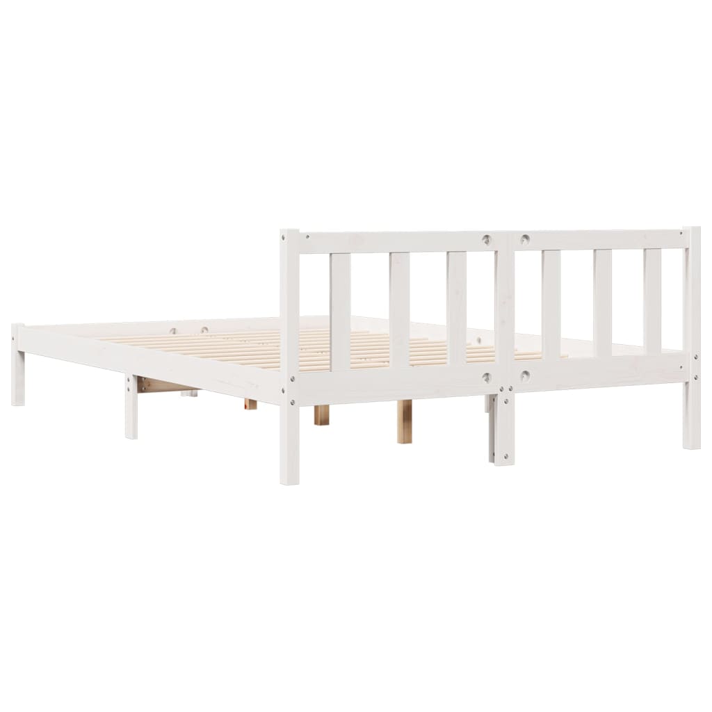 Letto Extra Lungo senza Materasso 160x210 cm in Legno di Pino - homemem39