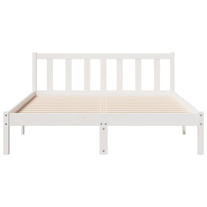 Letto Extra Lungo senza Materasso 160x220 cm in Legno di Pino | homemem39