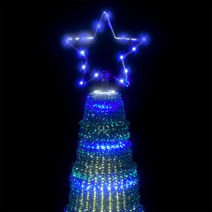 Albero di Natale a LED 475 LED Blu 247 cm