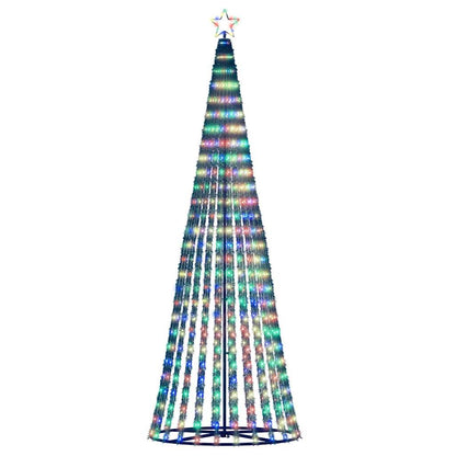 Albero di Natale a LED 475 LED Colorato 247 cm
