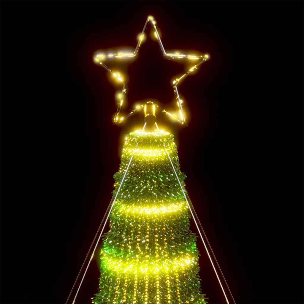 Albero di Natale a LED 1028 LED Bianco Caldo 403 cm - homemem39