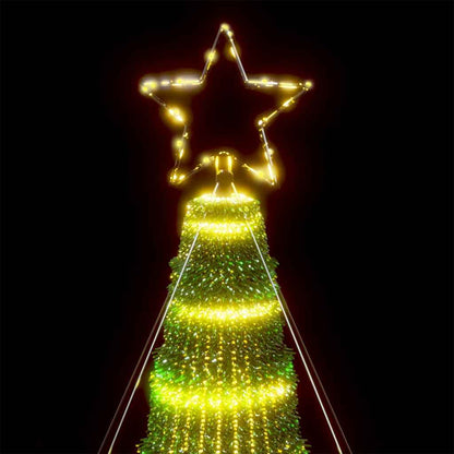 Albero di Natale a LED 1028 LED Bianco Caldo 403 cm - homemem39