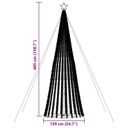 Albero di Natale a LED 1028 LED Bianco Freddo 403 cm | homemem39