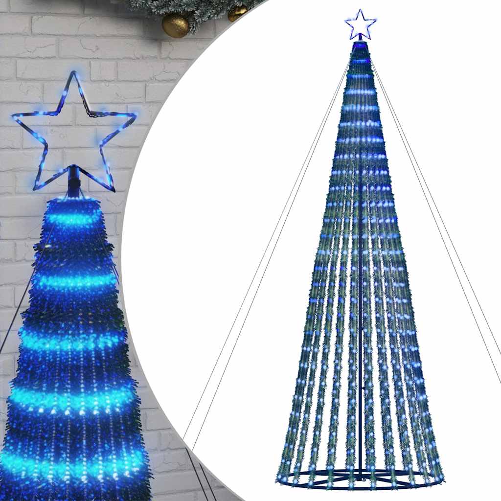 Albero di Natale a LED 1028 LED Blu 403 cm