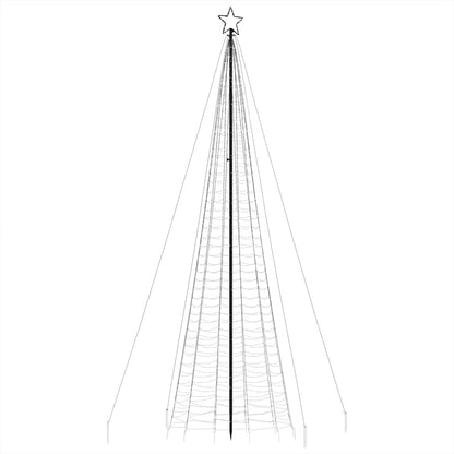 Albero di Natale a LED con Punte 1534 LED Bianco Freddo 500 cm