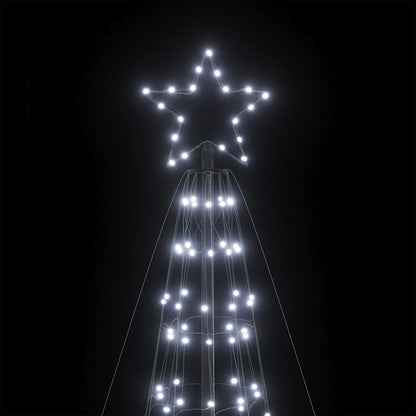 Albero di Natale a LED con Punte 1534 LED Bianco Freddo 500 cm