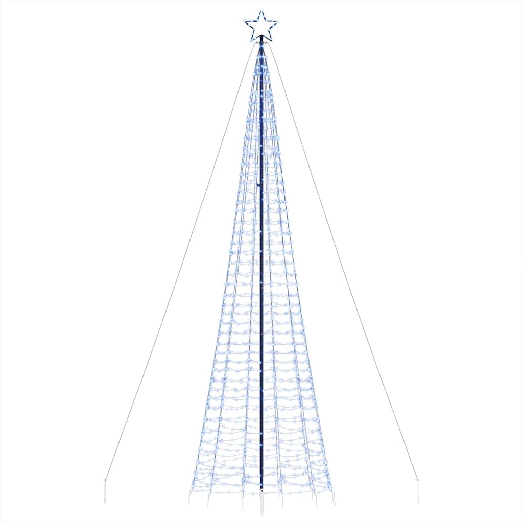 Albero di Natale a LED con Punte 1534 LED Blu 500 cm