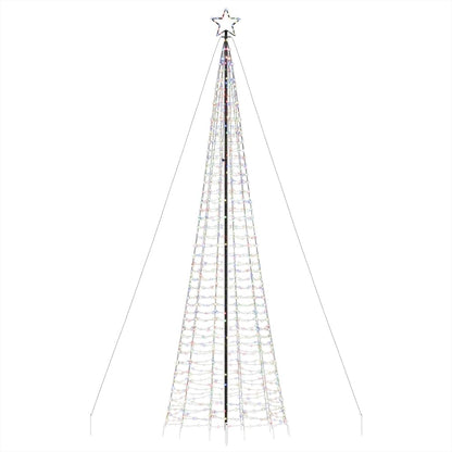 Albero di Natale a LED con Punte 1534 LED Colorato 500 cm