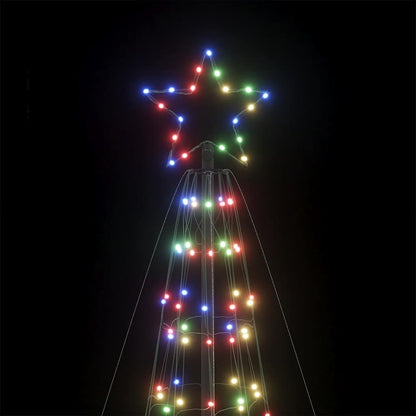Albero di Natale a LED con Punte 1534 LED Colorato 500 cm