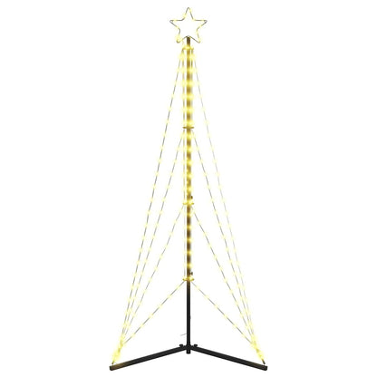 Albero di Natale a LED 363 LED Bianco Caldo 182 cm